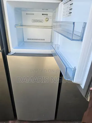 Von With Dispenser Double Door Fridge
