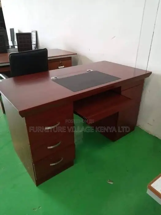 1200mm Mahogany Executive Table With Drawers