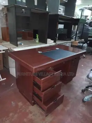 1200mm Mahogany Executive Table With Drawers