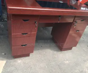 1200mm Mahogany Executive Table With Drawers