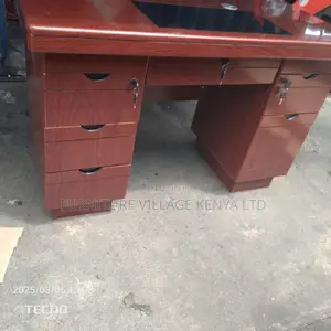 1200mm Mahogany Executive Table With Drawers