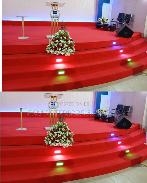 Wall to Wall Red Altar Carpets for Church Kiambu - main view