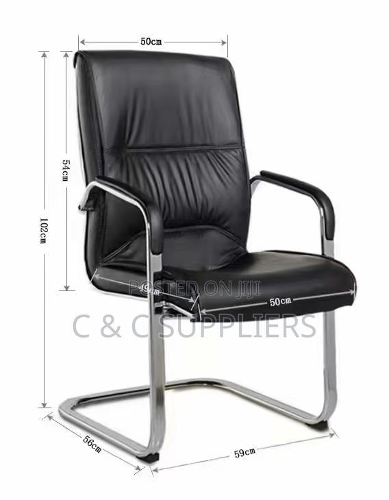 Office Guest Seats: Modern Ergonomic Office Chair - thumbnail 2