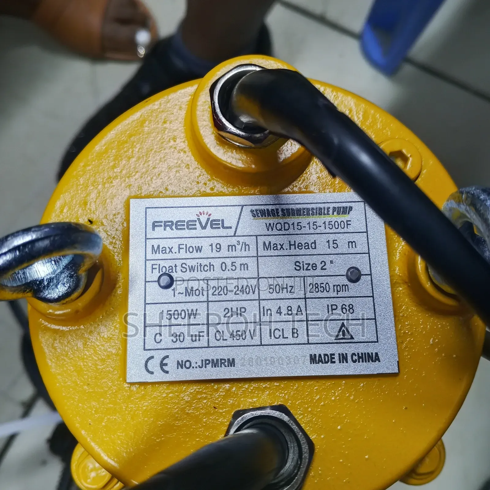 Freevel Submersible Water Pump 2hp