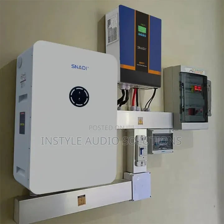 Snadi 5kva Hybrid Inverter -5.12kwh Lithium Battery Full Solar Package