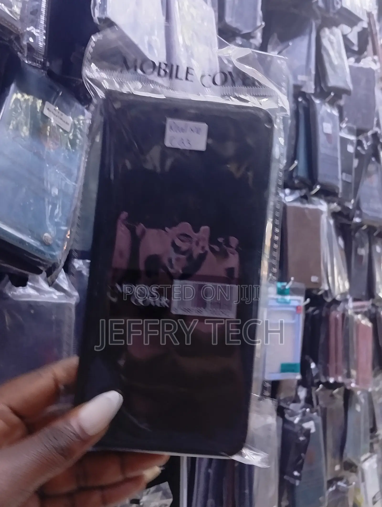 Black Smartphone Protective Case Designed for Tecno Camon