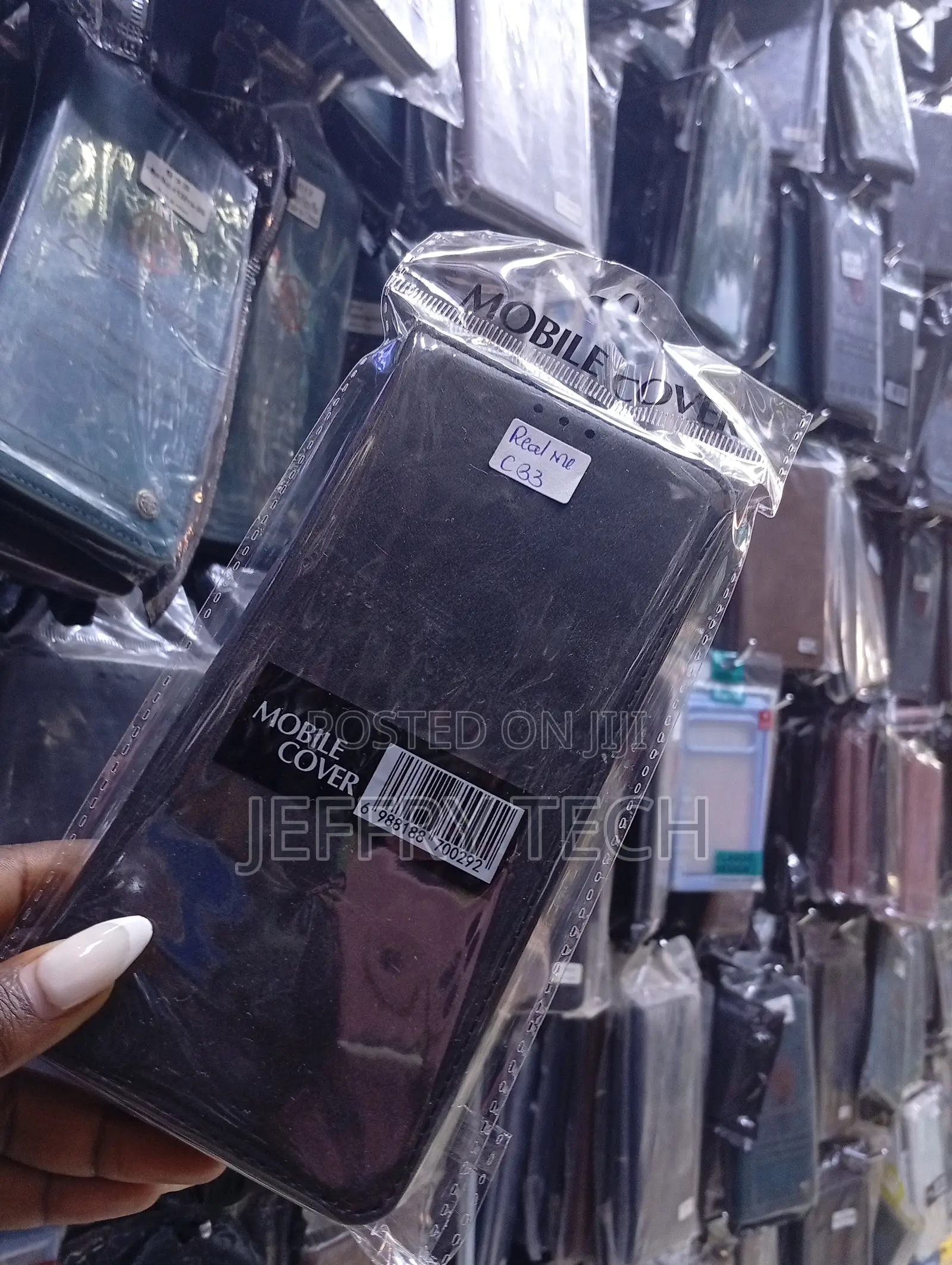Black Smartphone Protective Case Designed for Tecno Camon