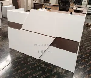 Office Reception Desk : 1.6m Office Compact Reception Corporate Desk