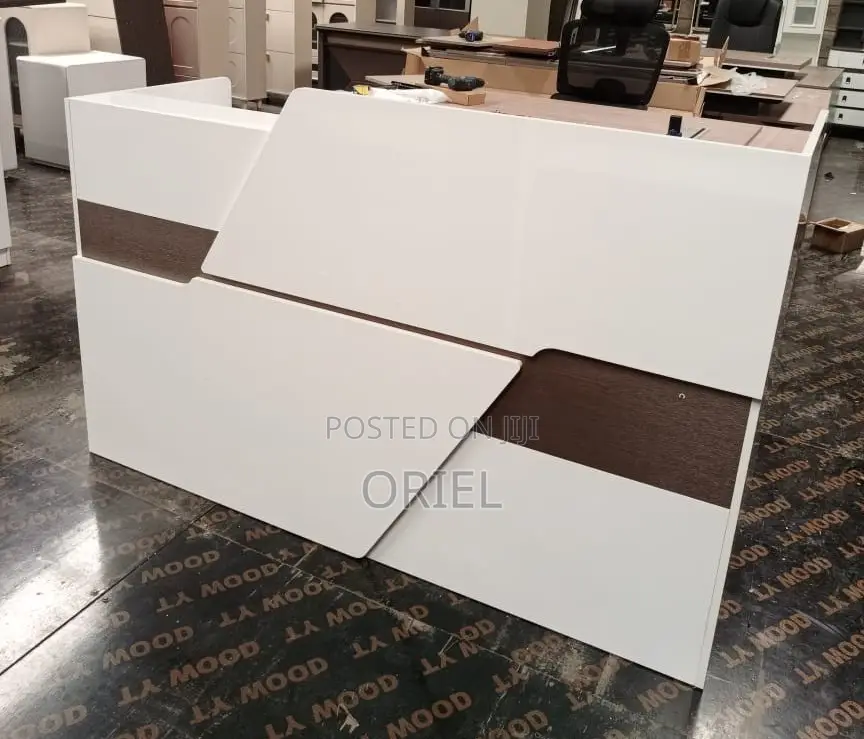 Office Reception Desk : 1.6m Office Compact Reception Corporate Desk