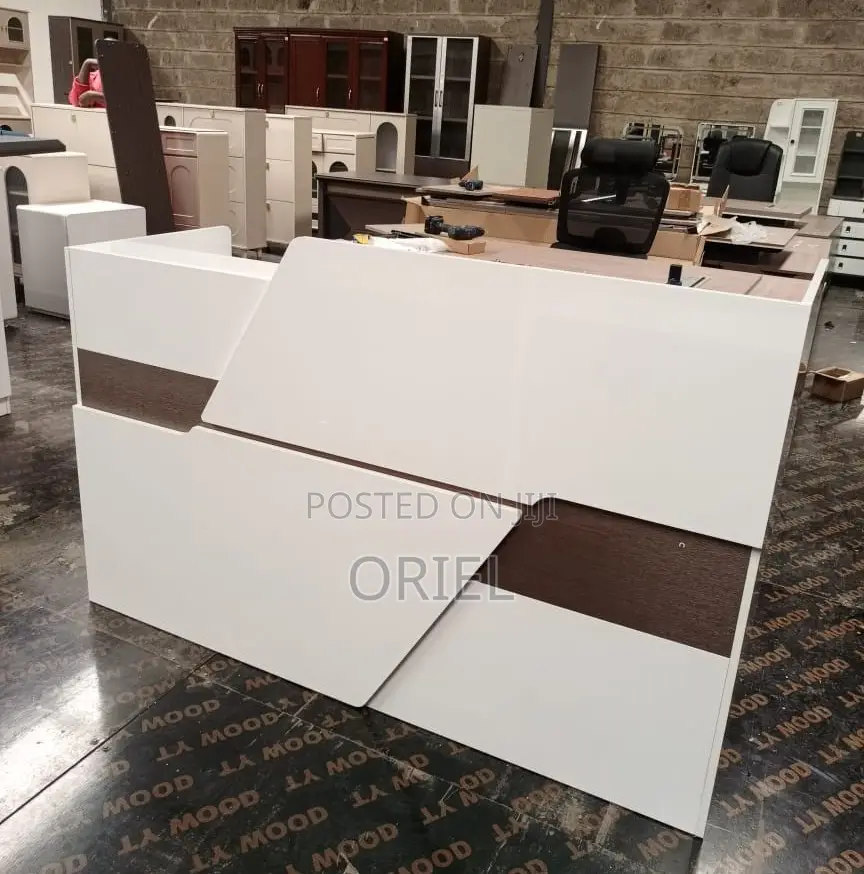 Office Reception Desk : 1.6m Office Compact Reception Corporate Desk