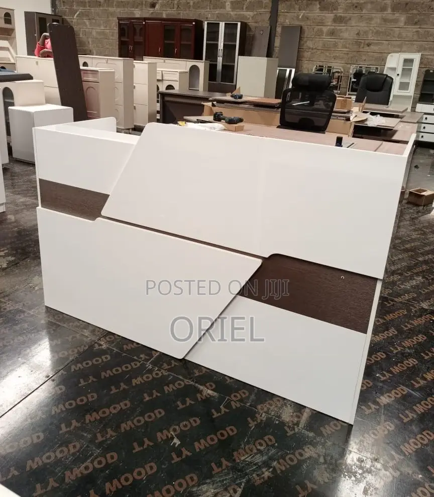 Office Reception Desk : 1.6m Office Compact Reception Corporate Desk