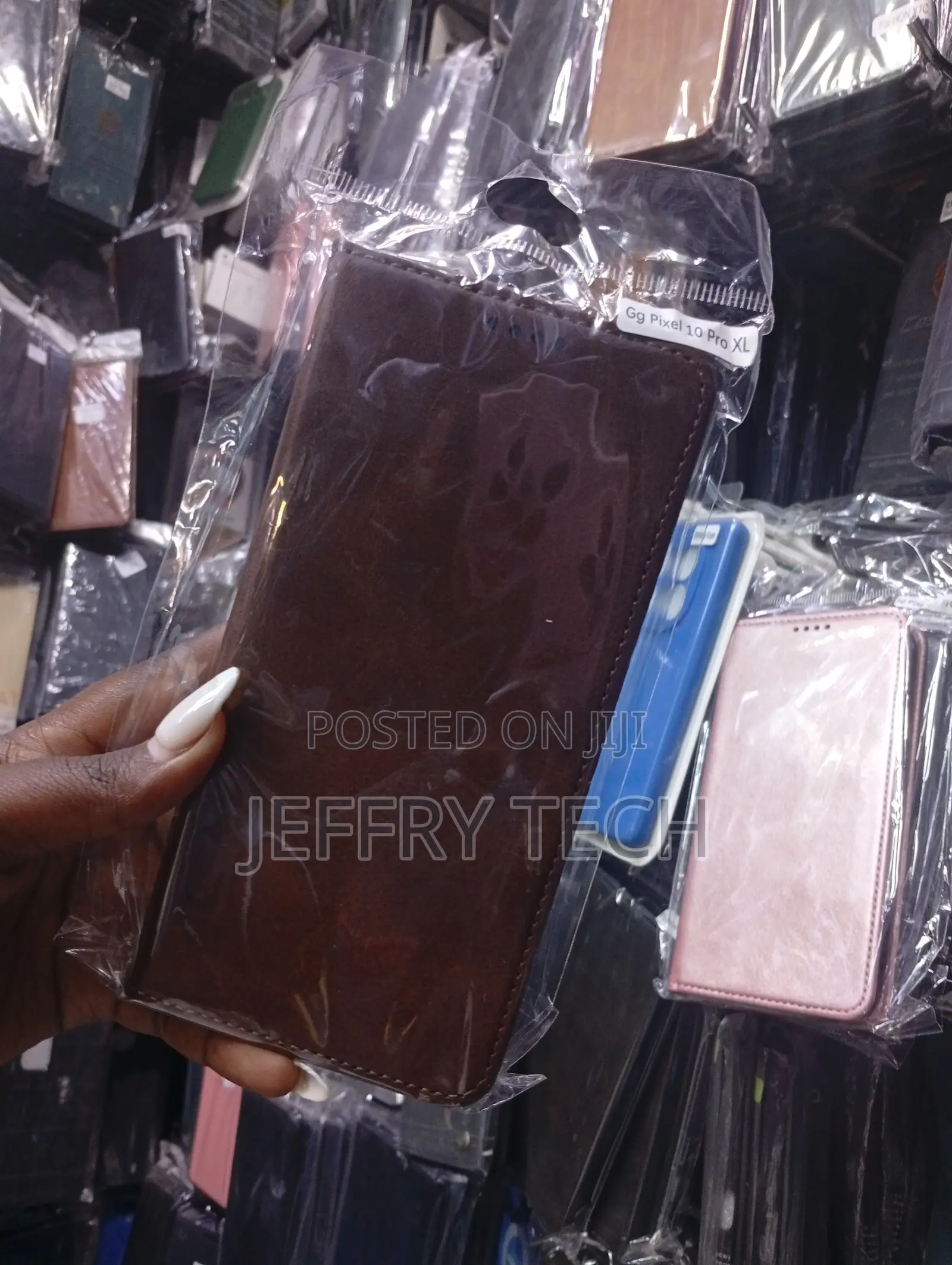 Brown Pu Leather Wallet Case