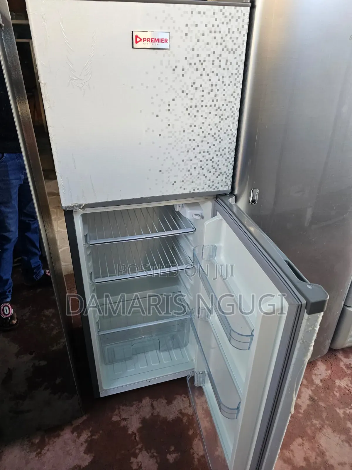 Premier 128litres Double Door Fridge