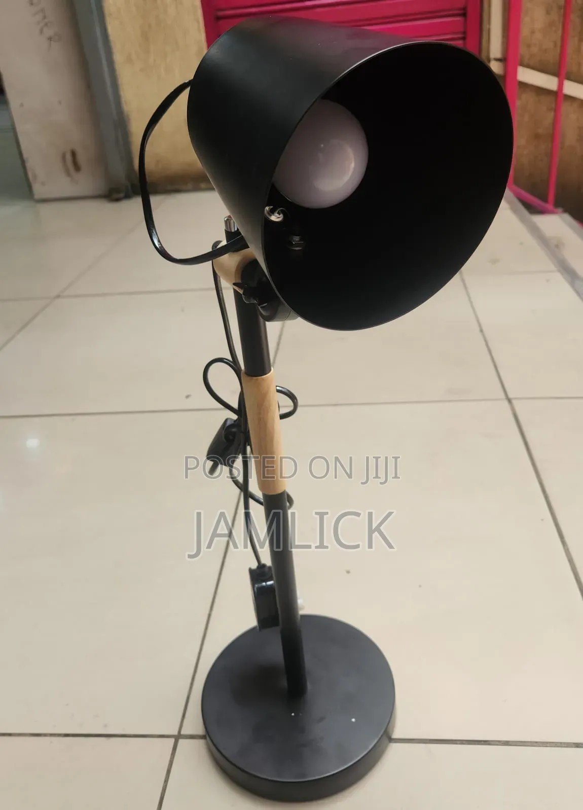 Partiam Modern Nordic Wood Metal Desk Lamp –Gh