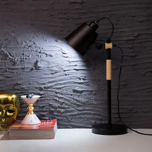 Partiam Modern Nordic Wood Metal Desk Lamp –Gh