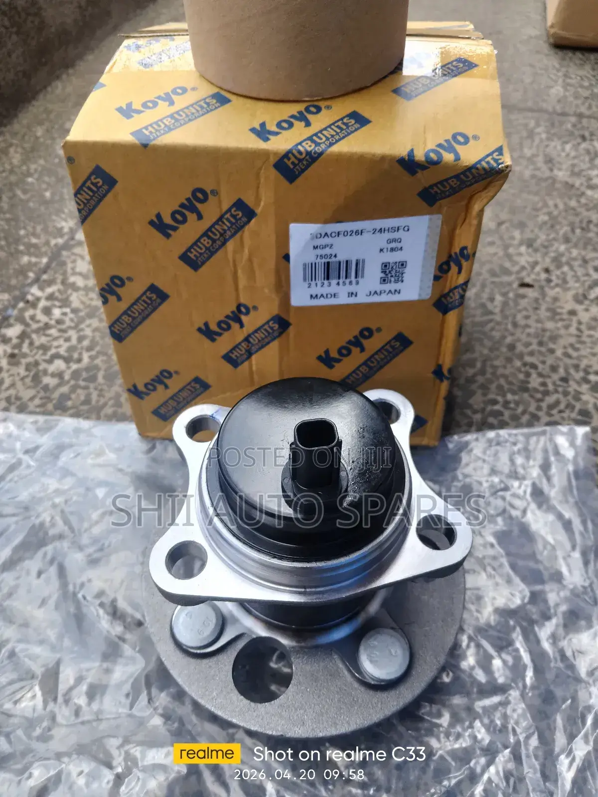 Rear Hub Toyota Axio