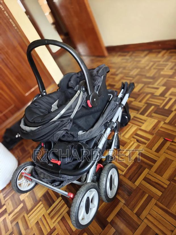 3 in 1 Stroller/Car Seat/Carry Cot - thumbnail 4