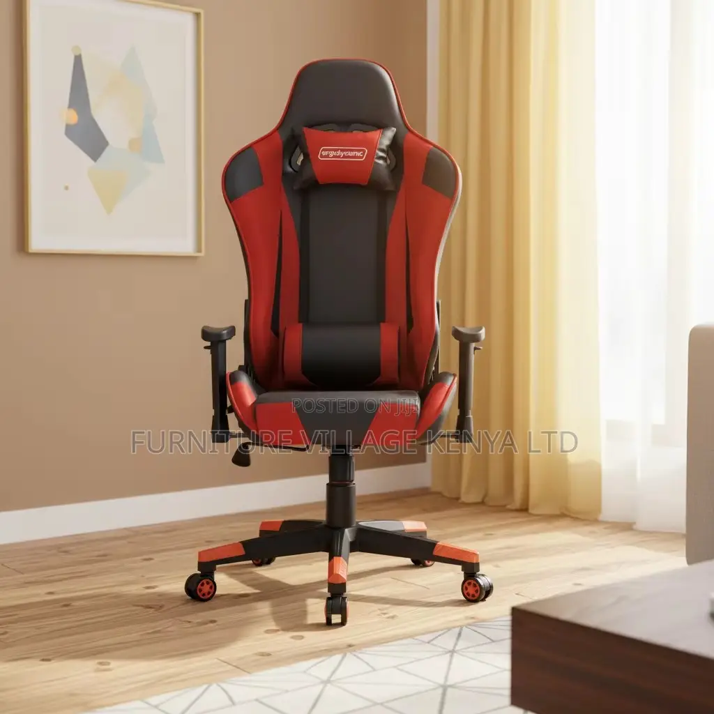 Leather Swivel Ergonomic Gaming Office Chair