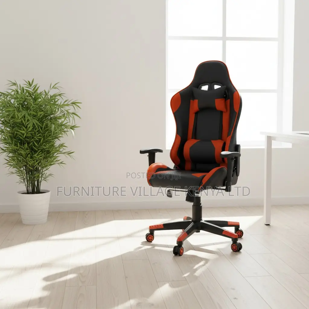 Leather Swivel Ergonomic Gaming Office Chair