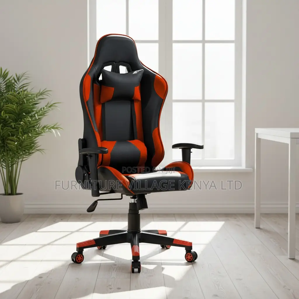 Leather Swivel Ergonomic Gaming Office Chair