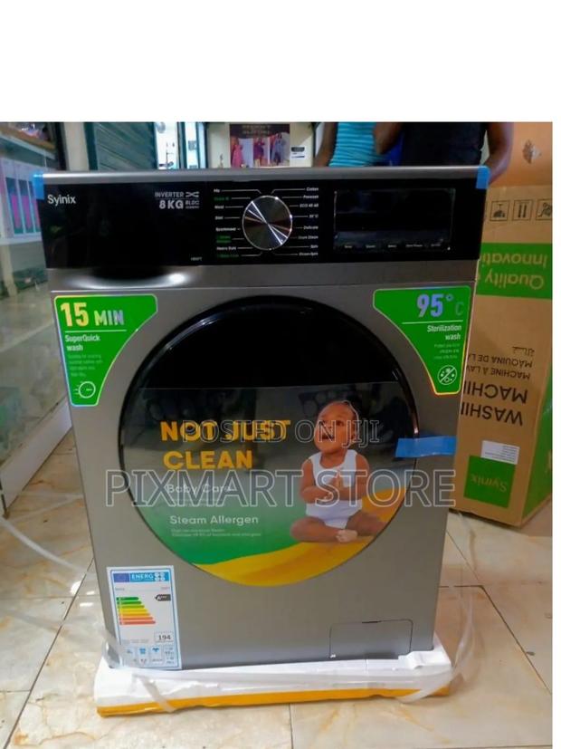 Syinix 8kg Front Load Washer V8wmft Energy Saving