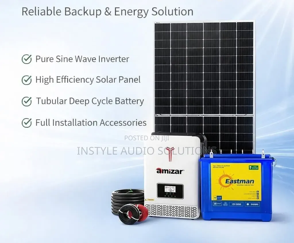 1.5kw Basic Home Solar Package - 625w Bi Solar - 220ah Tubular Battery