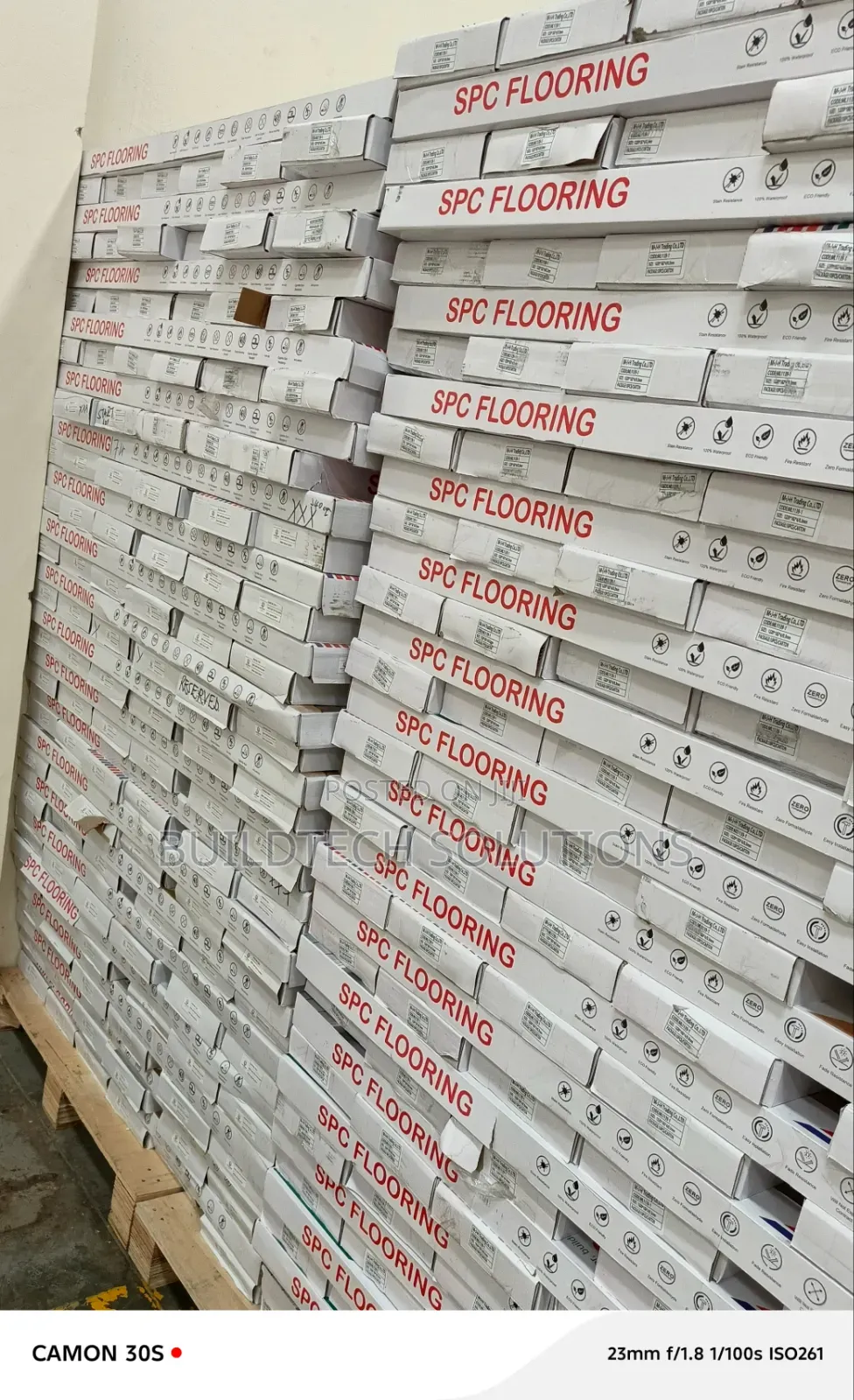 SPC Flooring 100% Waterproof in Industrial Area