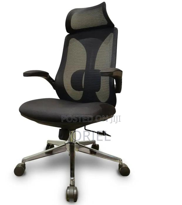 Office Chair : Lumbar Support Ergonomic High-Back Mesh Office Chair - thumbnail 5