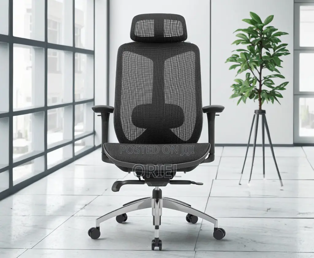 Office Chair : Lumbar Support Ergonomic High-Back Mesh Office Chair