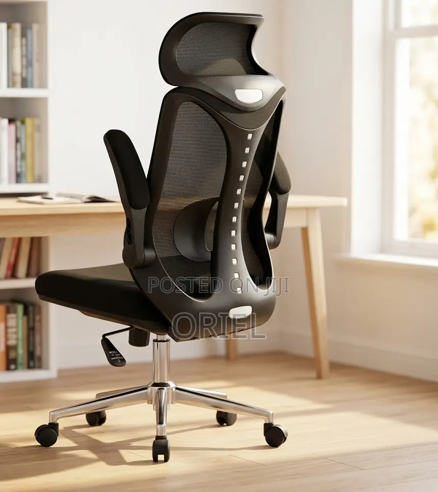 Office Chair : Lumbar Support Ergonomic High-Back Mesh Office Chair