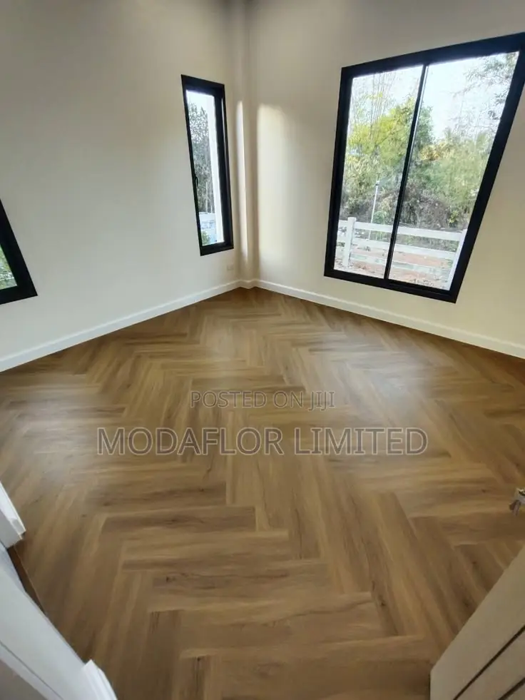SPC Herringbone Flooring for Clean, Modern and Luxury Interiors Use