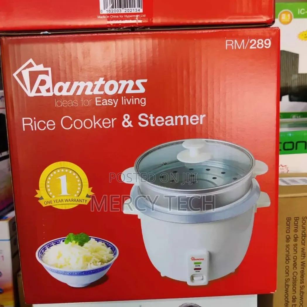 Ramtons Rm/289 Rice Cooker Steamer Electric Rice Cooker