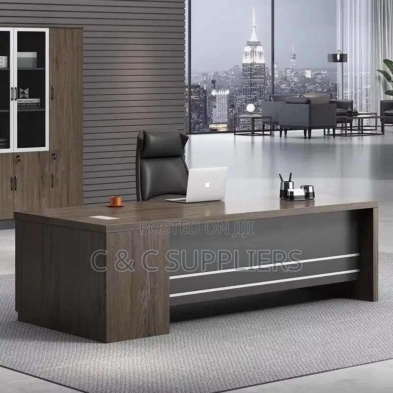 Office Tables; Modern Large Single Office Desk - 160cm