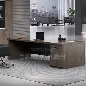Office Tables; Modern Large Single Office Desk - 160cm