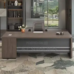 Office Tables; Modern Large Single Office Desk - 160cm