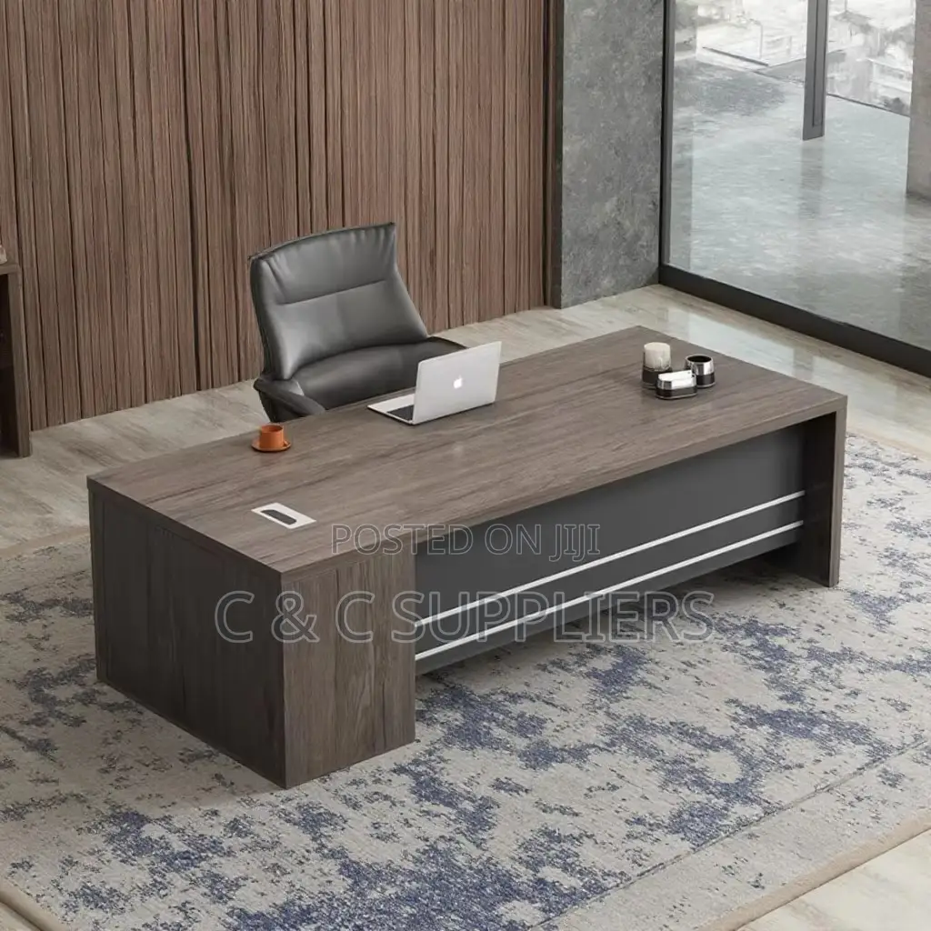 Office Tables; Modern Large Single Office Desk - 160cm
