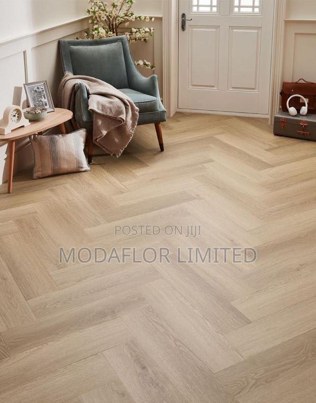 Herringbone SPC Flooring for Premium Luxury Interior Floor Design