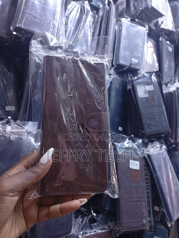 Caselle Flip Wallet Leather Case Designed for Specific Tecno