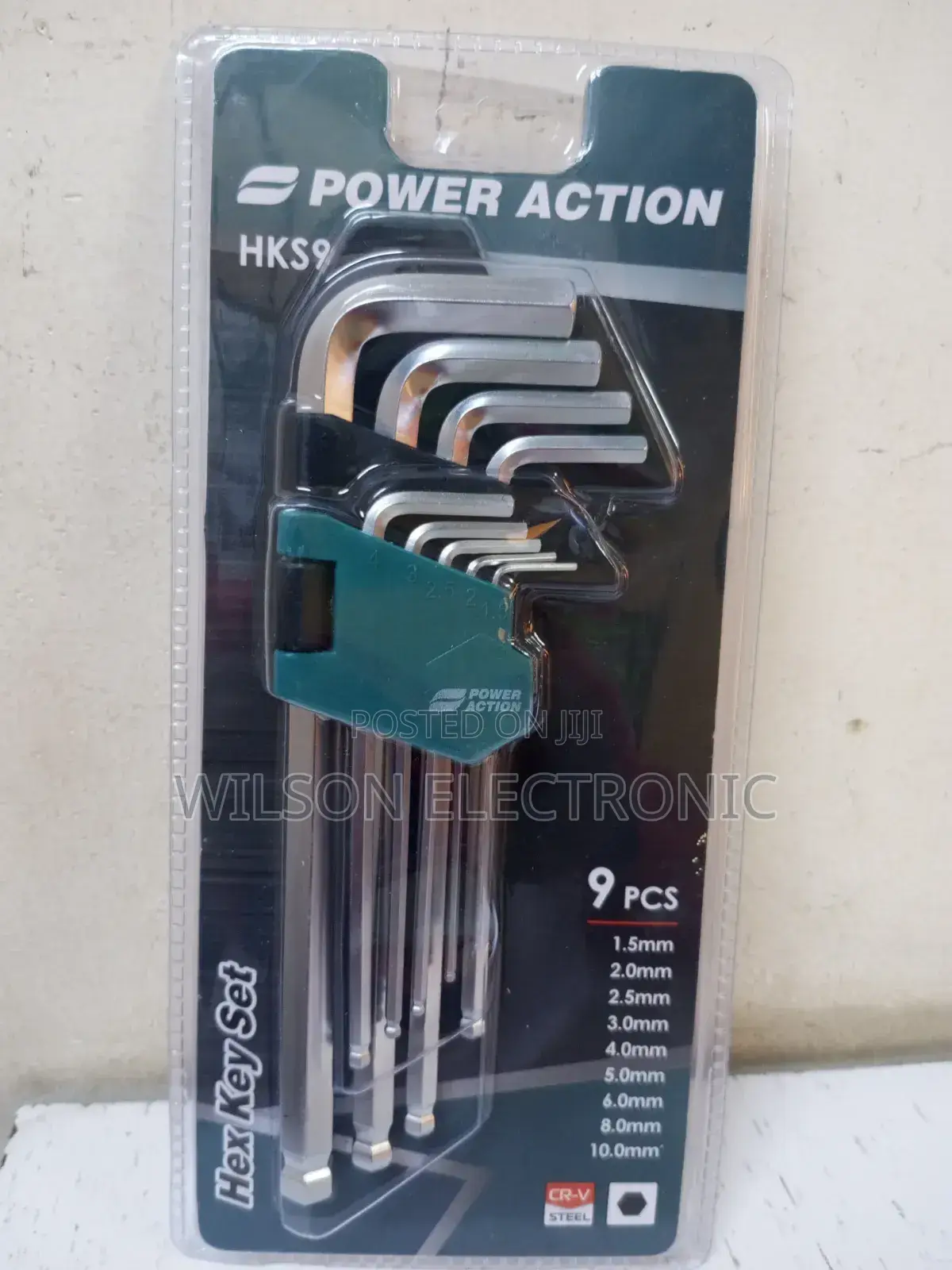 Alan Key. 9pc Set 1.5mm to 10mm
