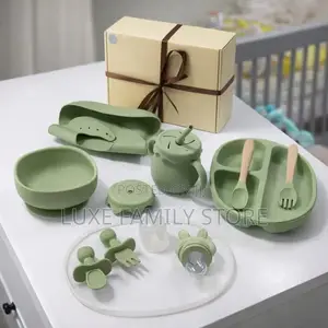 Silicone Baby Feeding Weaning Set (Complete Kit)