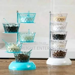 5 Layer Rotating Spice Seasoning Stand