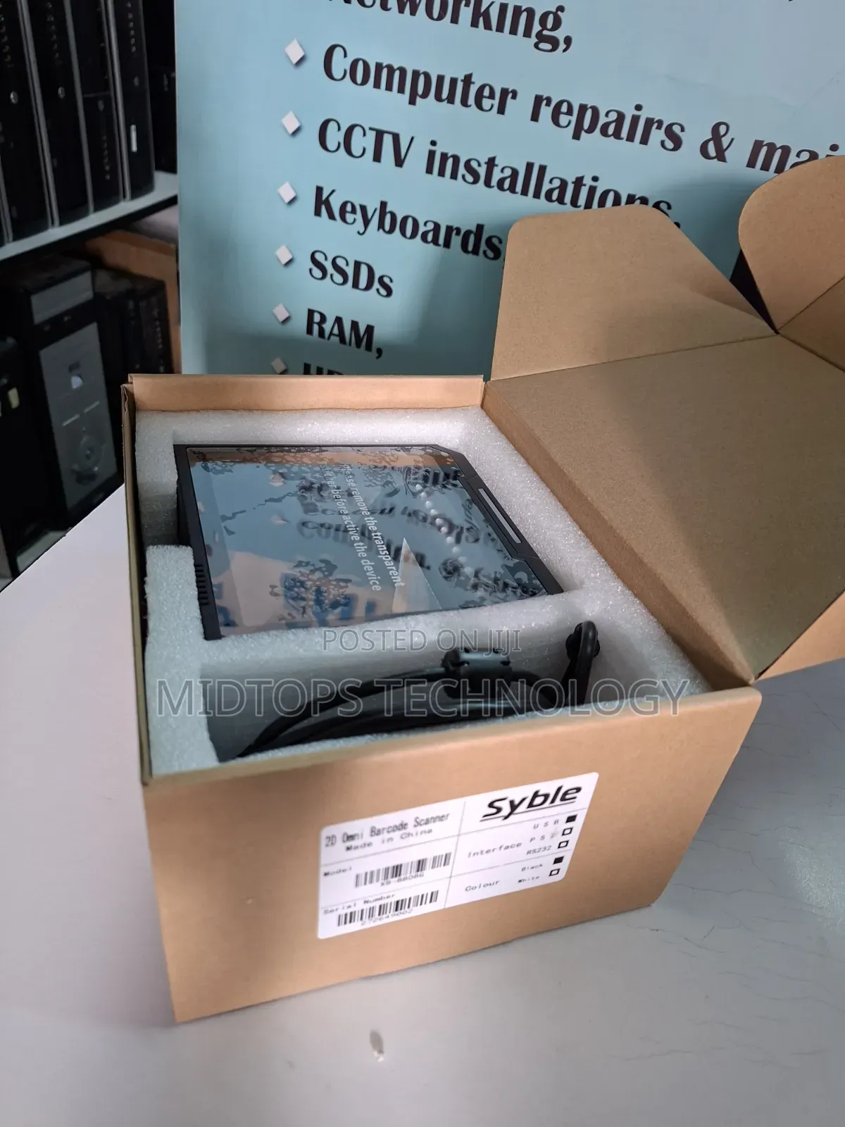 Syble Table Mount/Desktop Scanner