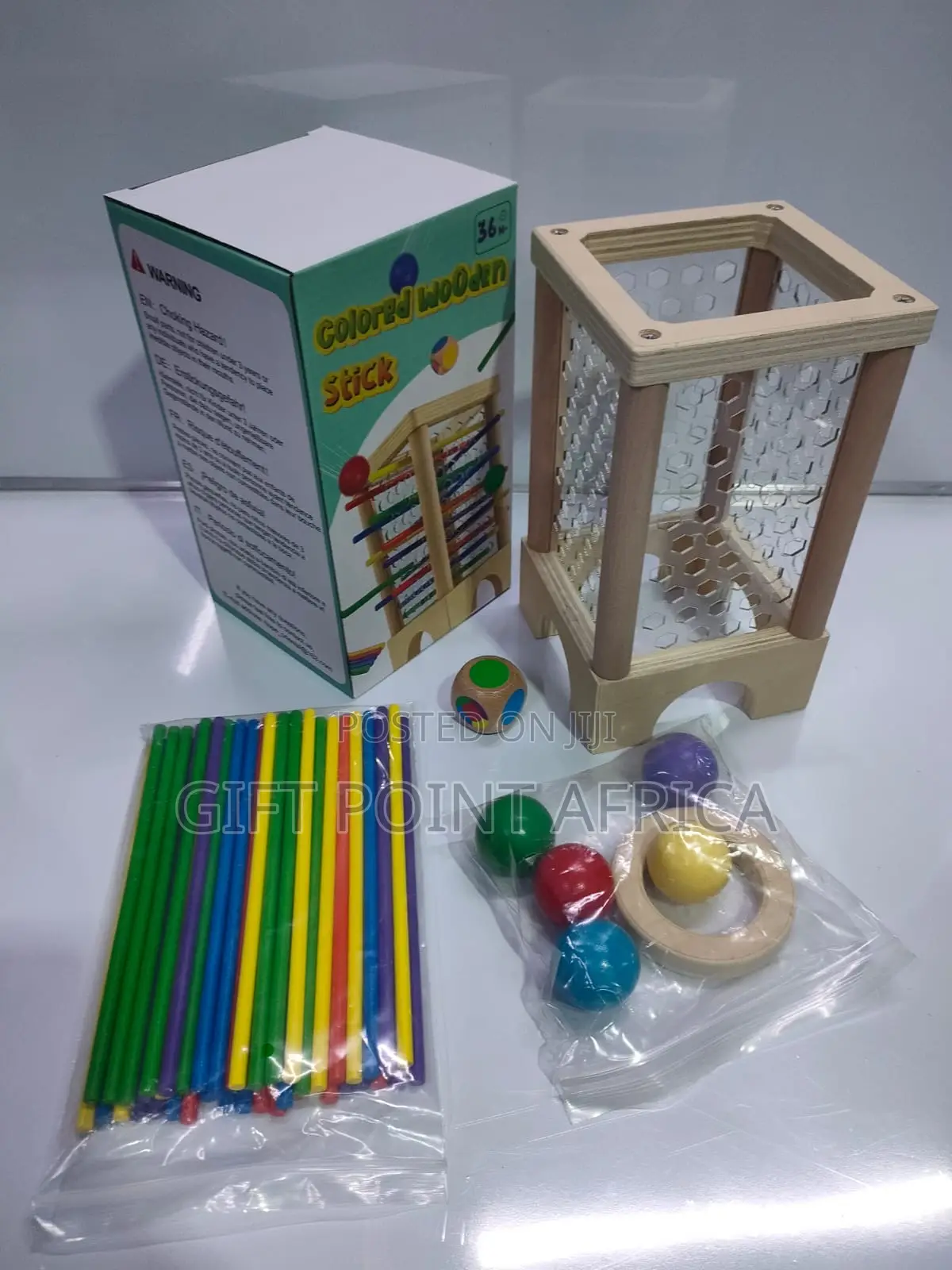 Colorful Wooden Sticks Game for Kids