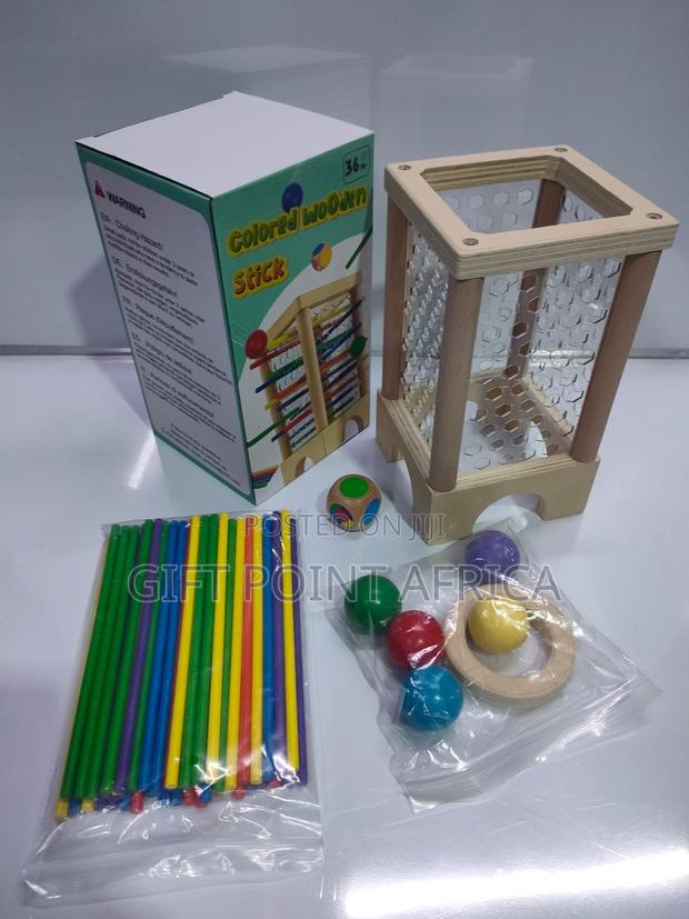 Colorful Wooden Sticks Game for Kids