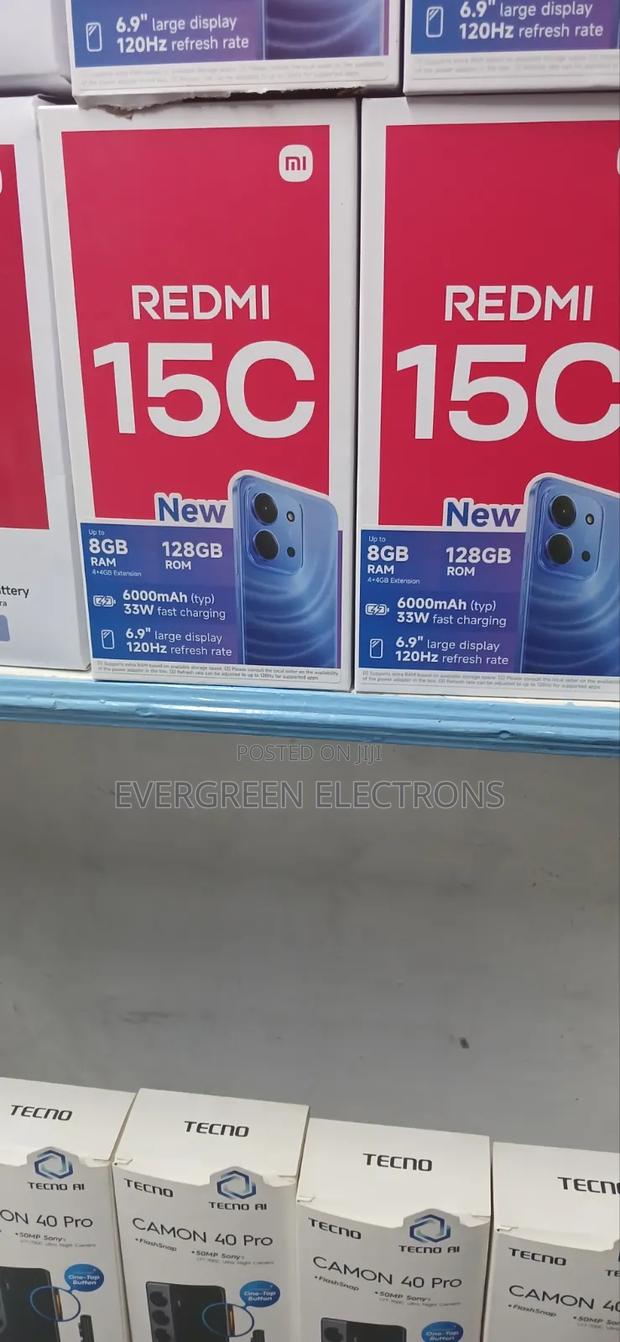 New Xiaomi Redmi 15C 4G 128 GB Blue