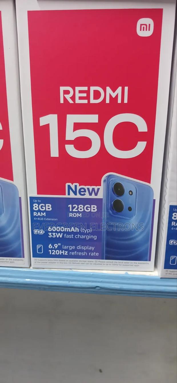 New Xiaomi Redmi 15C 4G 128 GB Blue - thumbnail 2