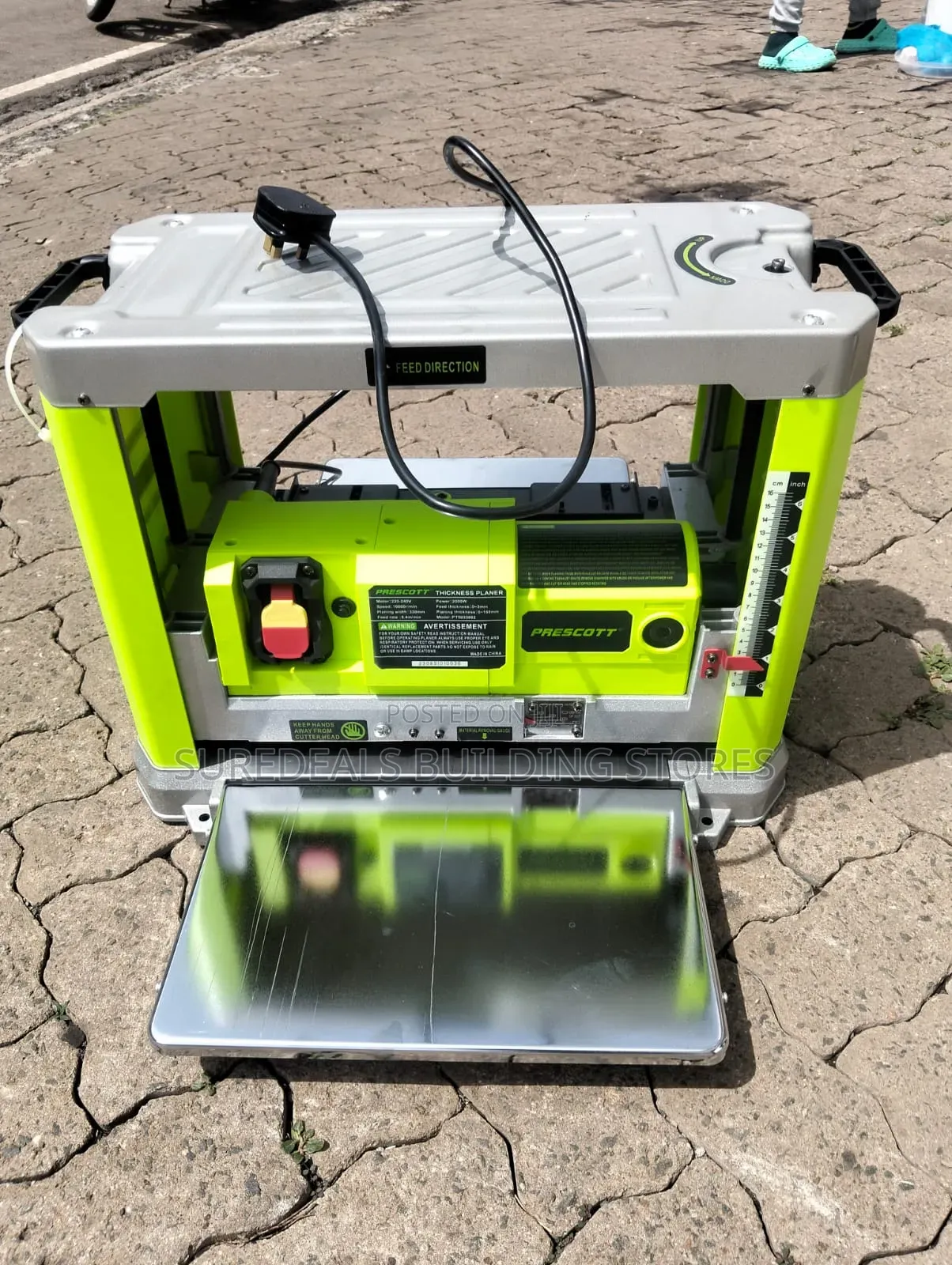 13" Electric Wood Thickness Planer-Wood Planer Machine for Smoothing