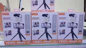 Plokama Pk-773 4-in-1 Vlogging Kit With Mic, Led Light Tripod