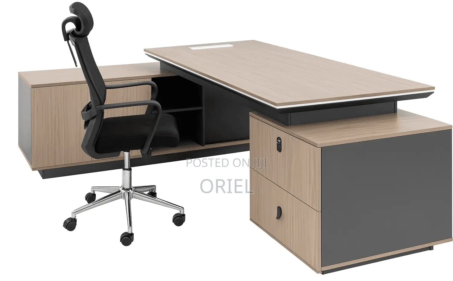 Office Desk : Advanced 2.4m L-Shaped Office Desk