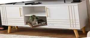 Sydney 4ft Modern Wooden Tv Stand White MDF Durable